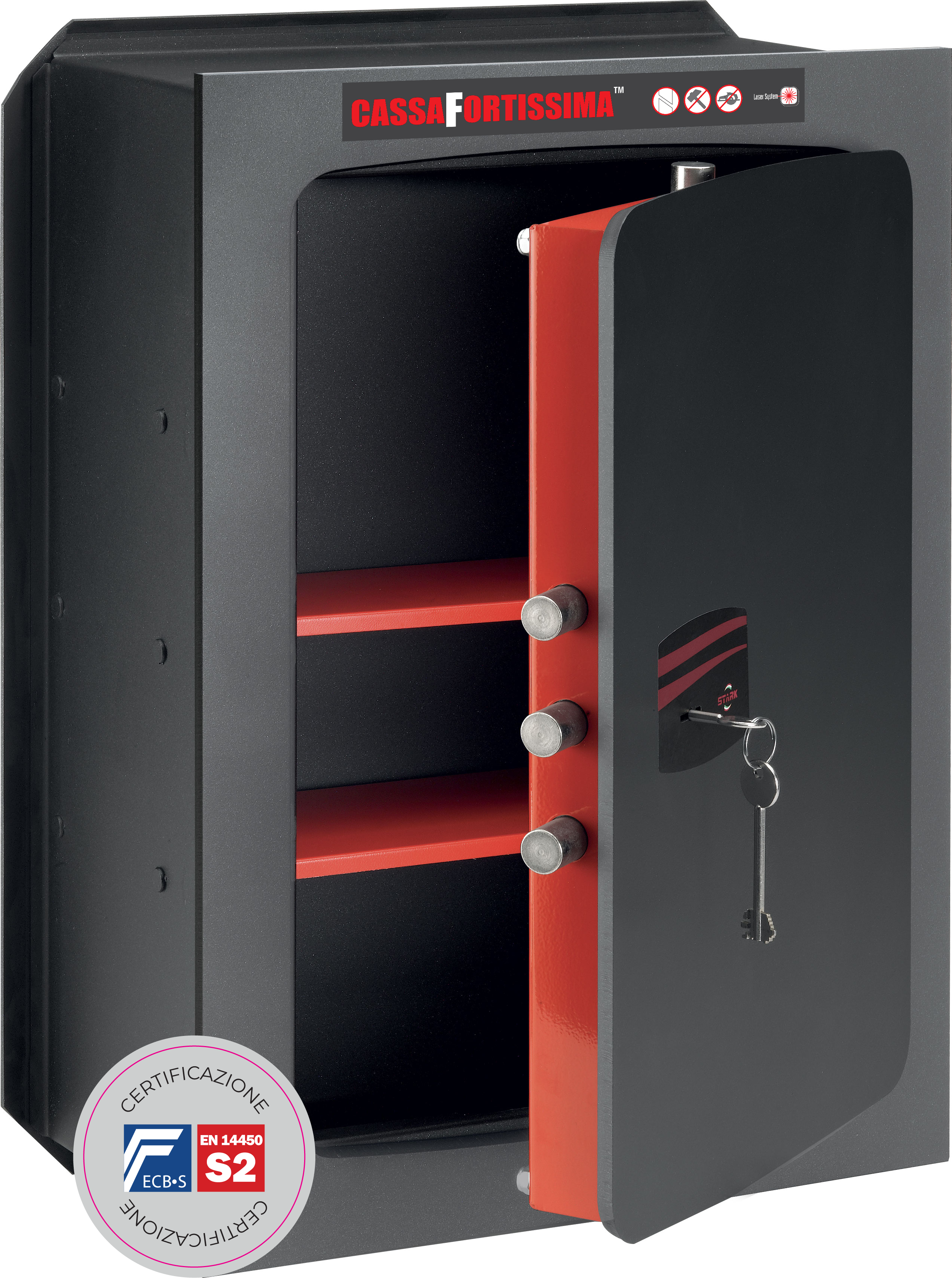 - Stark Safes -  StarkSafe -  Products -  Certified Safes -  Cassafortissima CE Series Safes - Wall -  200C Series