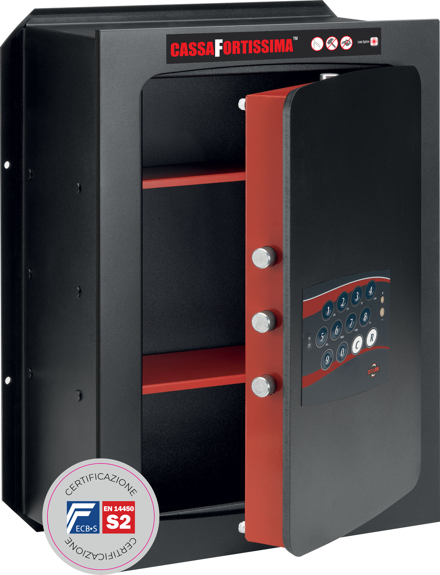 - Stark Safes -  StarkSafe -  Products -  Certified Safes -  Cassafortissima CE Series Safes - Wall -  250C Series